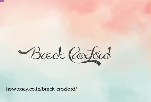 Breck Croxford