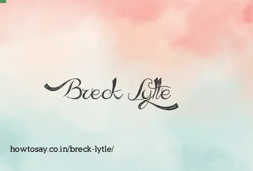 Breck Lytle