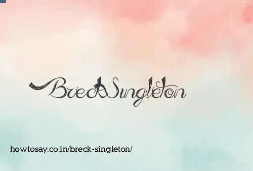 Breck Singleton
