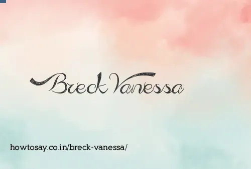 Breck Vanessa