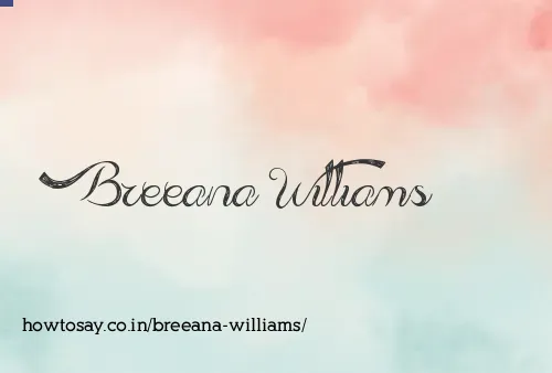 Breeana Williams