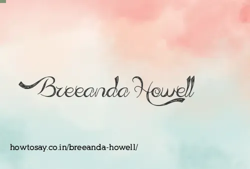 Breeanda Howell