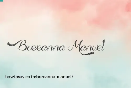 Breeanna Manuel