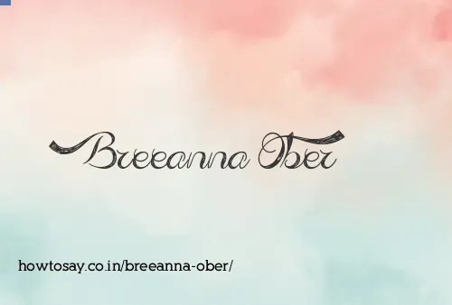 Breeanna Ober