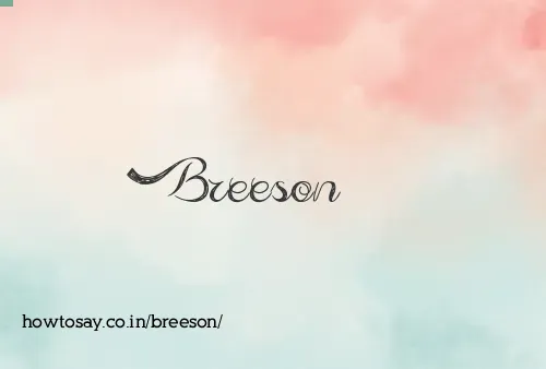 Breeson