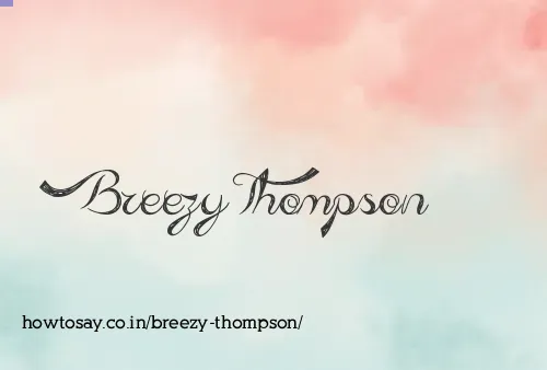 Breezy Thompson