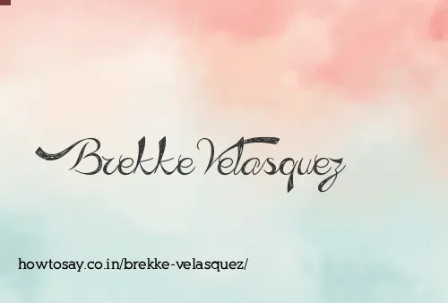 Brekke Velasquez