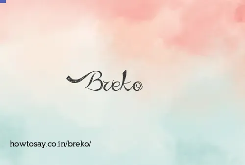 Breko