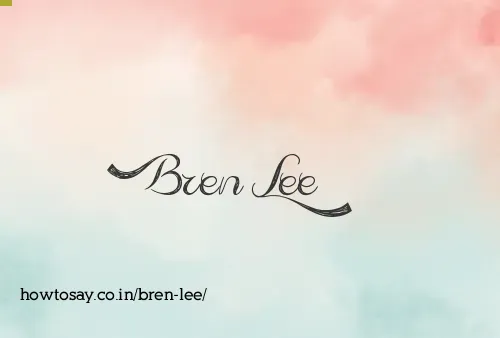 Bren Lee