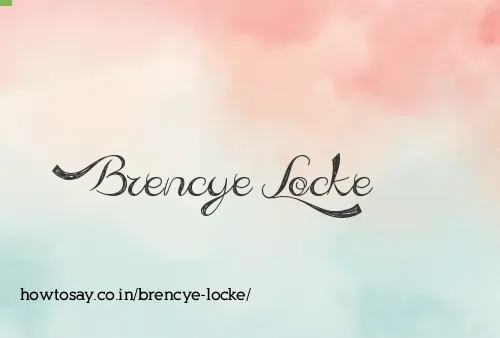 Brencye Locke