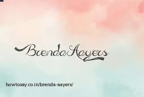 Brenda Aayers
