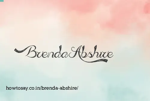 Brenda Abshire