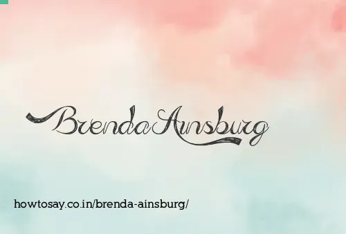 Brenda Ainsburg