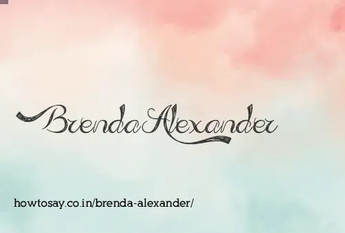 Brenda Alexander