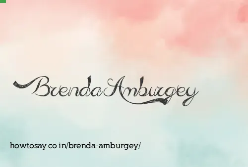 Brenda Amburgey