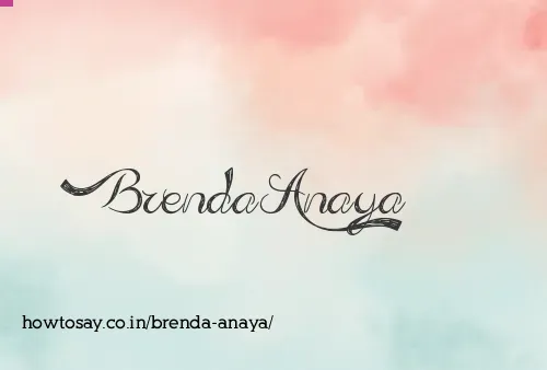 Brenda Anaya
