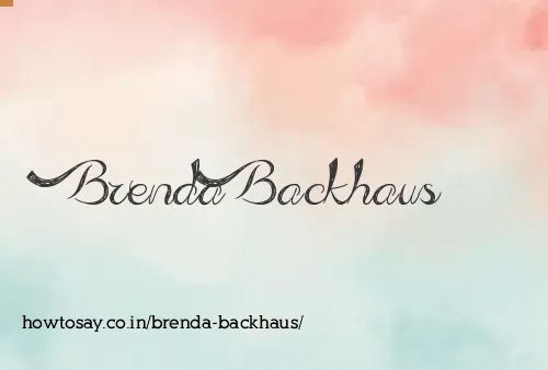 Brenda Backhaus
