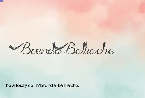 Brenda Balliache