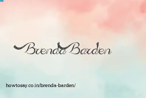 Brenda Barden
