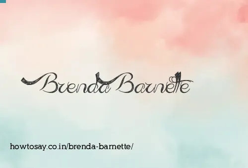 Brenda Barnette