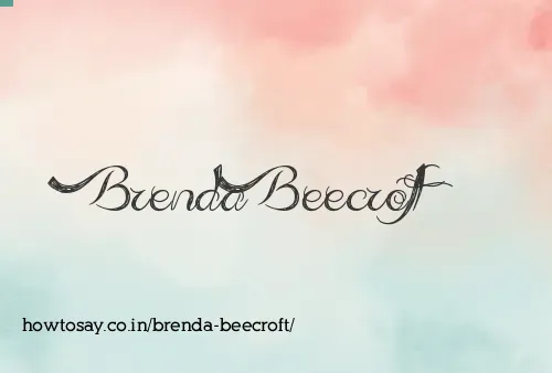Brenda Beecroft