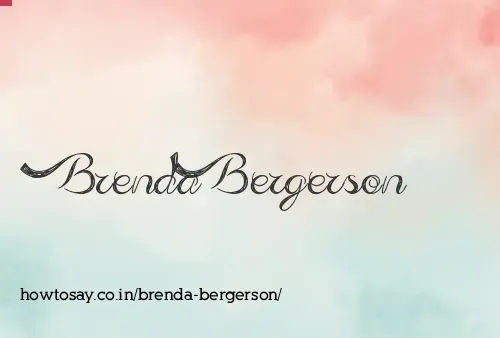Brenda Bergerson