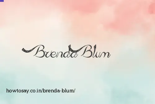 Brenda Blum