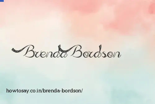 Brenda Bordson