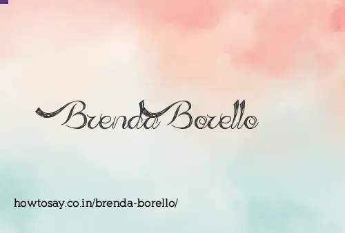 Brenda Borello
