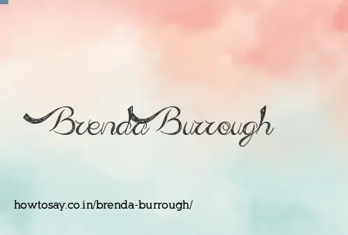 Brenda Burrough