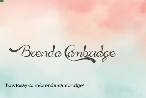 Brenda Cambridge