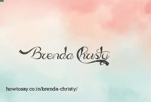 Brenda Christy