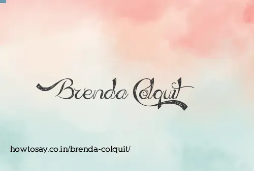 Brenda Colquit