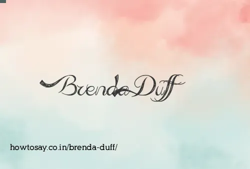 Brenda Duff