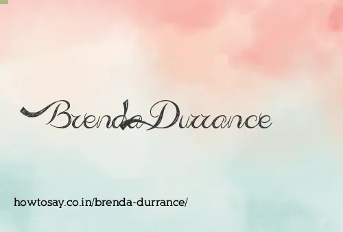 Brenda Durrance