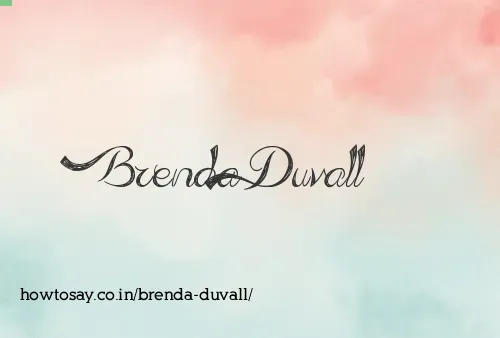 Brenda Duvall