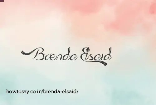 Brenda Elsaid