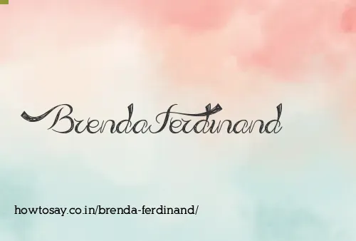 Brenda Ferdinand