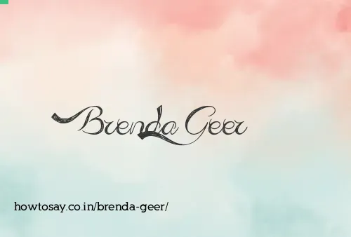 Brenda Geer