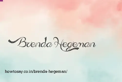 Brenda Hegeman
