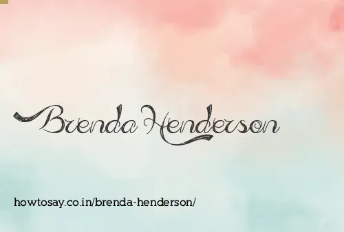 Brenda Henderson