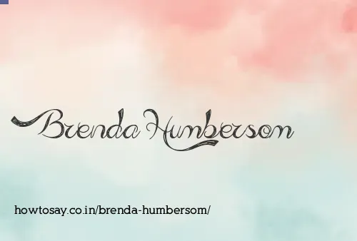 Brenda Humbersom
