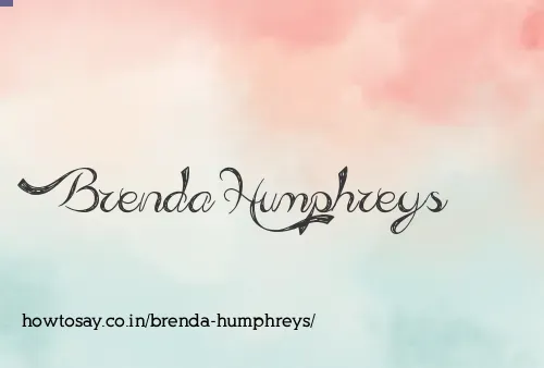 Brenda Humphreys