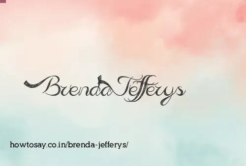 Brenda Jefferys