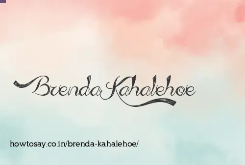 Brenda Kahalehoe