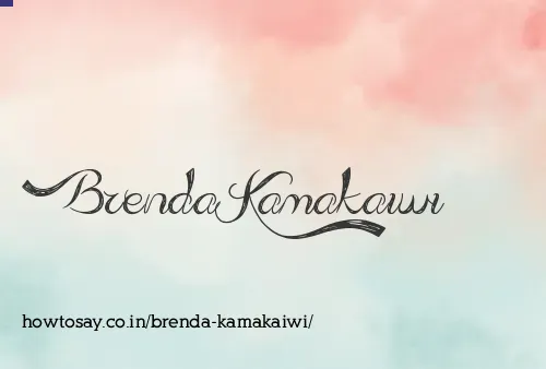 Brenda Kamakaiwi