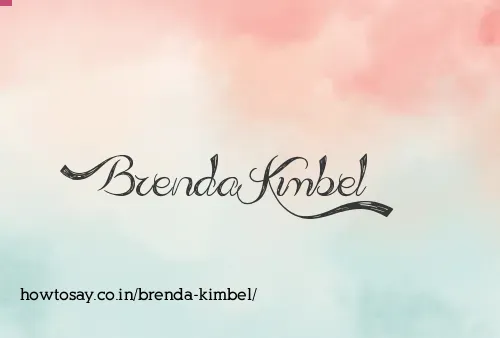 Brenda Kimbel