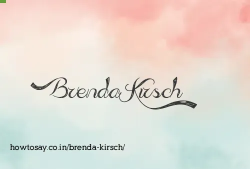 Brenda Kirsch