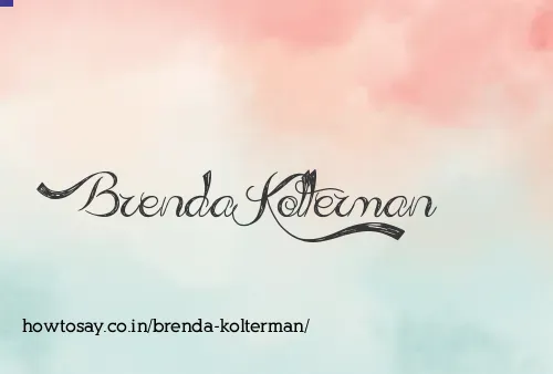 Brenda Kolterman