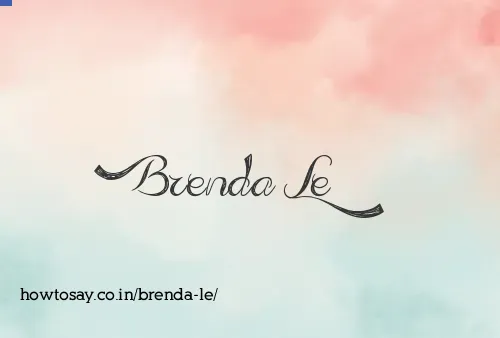 Brenda Le